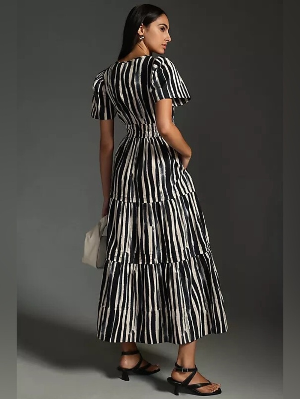 ANTHROPOLOGIE SOMERSET STRIPE PRINT MAXI DRESS ❤️❤️ - Picture 3 of 4